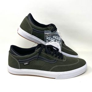 VANS GILBERT CROCKET Canvas Suede Green Black Women’s Size Sneakers VN0A5JIFALM